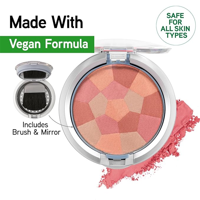 Physicians Formula Powder Palette Multi-Colored Blush Powder Blushing Berry, Dermatologist Tested