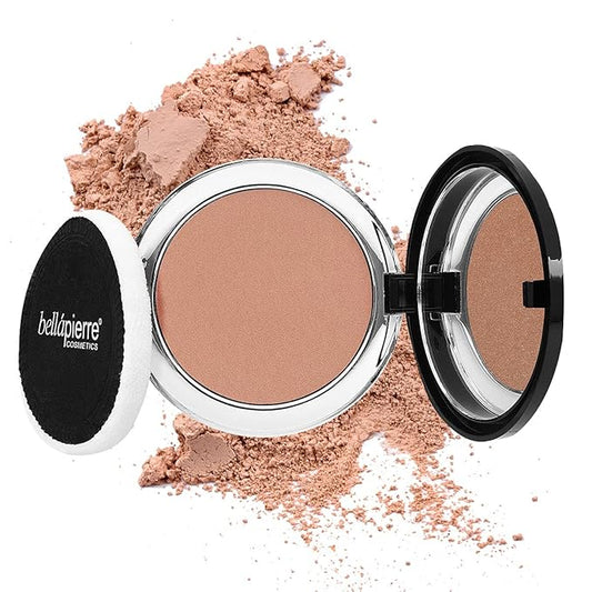 bellapierre Compact Mineral Blush | Warm Dewy Glow | Non-Toxic and Paraben Free | Suitable for All Skin Types | Compact Case - 0.35-Ounce – Desert Rose