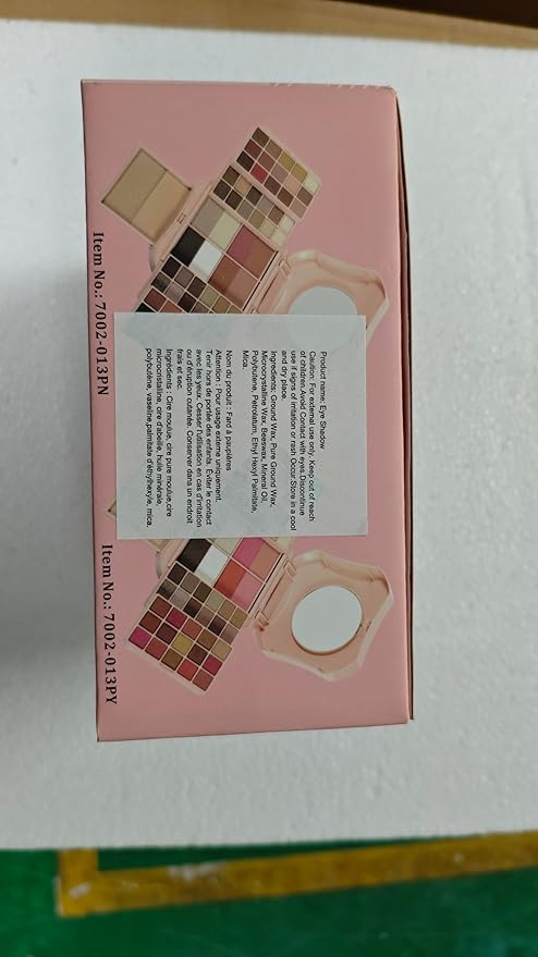 Makeup Eyeshadow Palettes, 64 Colors Protable Multifunction Blush Highlighter Contour Palettes with Matte Shimmer Pearl Makeup Effect for Daily Party Makeup - High Pigment Waterproof #5