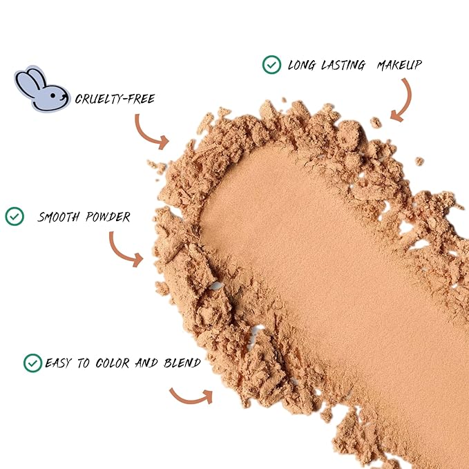 3in1 Face Contour Palette Powder, Face Bronze Powder Bronzer Palette, Sculpting Contouring Makeup Palette with Brush, Coffee Brown Contour for Warm Tone Skin, Natural High-Pigmented Blendable