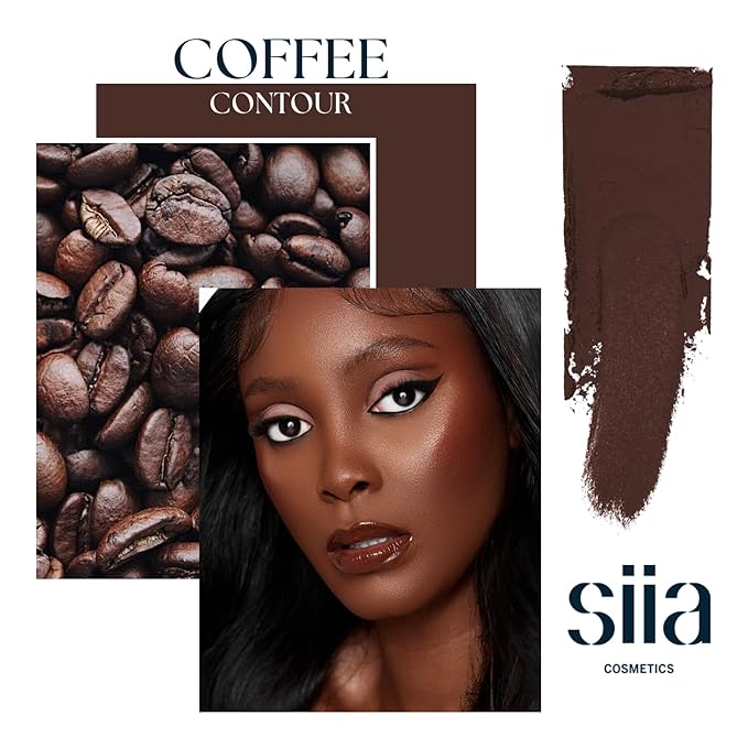 Duo Face Sculpting Contour Bronzer Stick, Dual-Use Applicator for Perfect Sculpt & Blend, Natural Finish, .32 Ounce (Coffee)