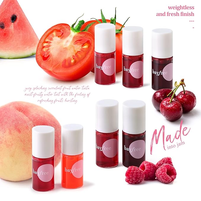 Lip Stain Long Lasting Waterproof, Lightweight, Non-sticky, Transfer-Proof, Matte Finish & Cica Tiger Grass Color Correcting Treatment Reduces Redness, Long-Wearing Coverage, SPF 22