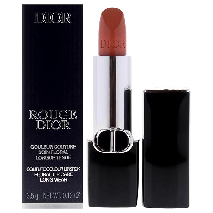 Dior Rouge Couture Satin Lipstick - 219 Rose Montaigne by Christian for Women - 0.12 oz Lipstick (Refillable)
