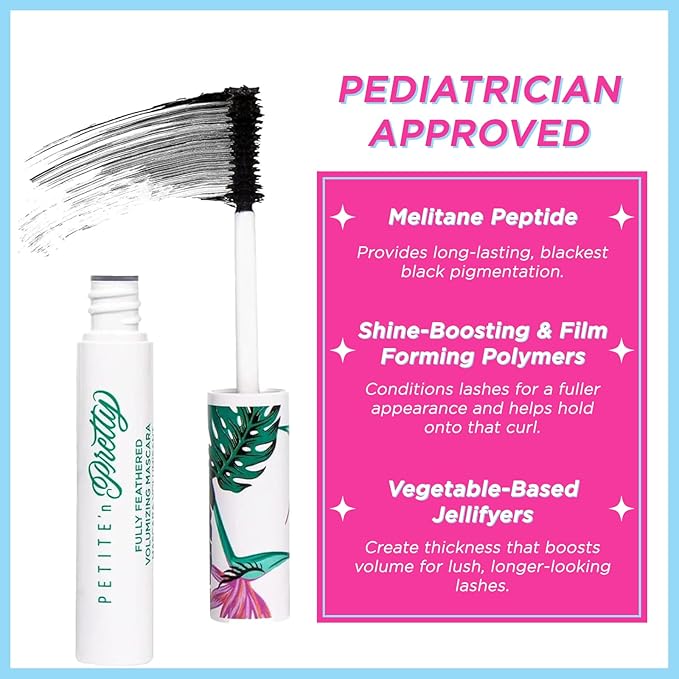 Petite 'n Pretty "Amazon Exclusive" Glow Basics Natural Makeup Starter Set and So Dreamy 10K Shine Lip Gloss Duo (First Freeze & Rosy Dreams) for Kids, Tweens, and Teens - Made in the USA
