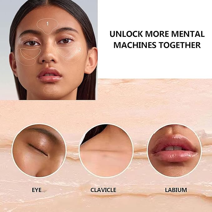 Magical Pore Eraser Waterproof Face Primer Stick - Matte Priming Makeup Blur Stick Invisible Pore Eraser Stick (Natural, 2PCS)