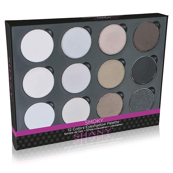 SHANY 12 Color Palette, Smokey Eyes, 6 Ounce