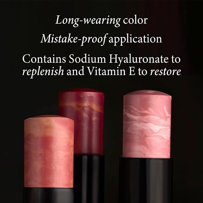 LAURA GELLER NEW YORK Italian Marble Blush Makeup Stick | Cream Finish Marbleized Blush for Cheeks, Apricot Spritz