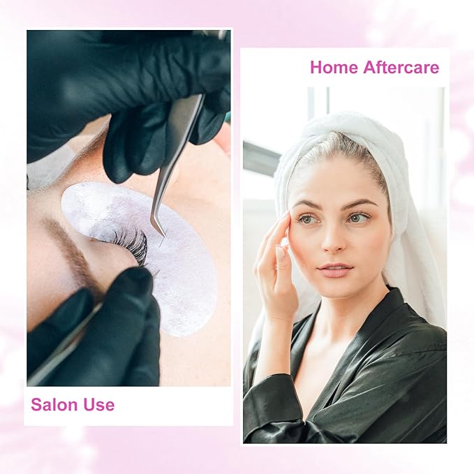 Lash Shampoo Concentrate 30ml Lash Cleanser Concentrate Add Hyaluronic Acid Oil-Free Lash Extension Shampoo Perfect for Salon,Cherry Blossom