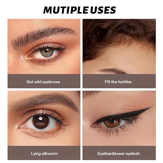 2Pcs Microblading Eyebrow Pens and 12Pcs Lip Liner Set