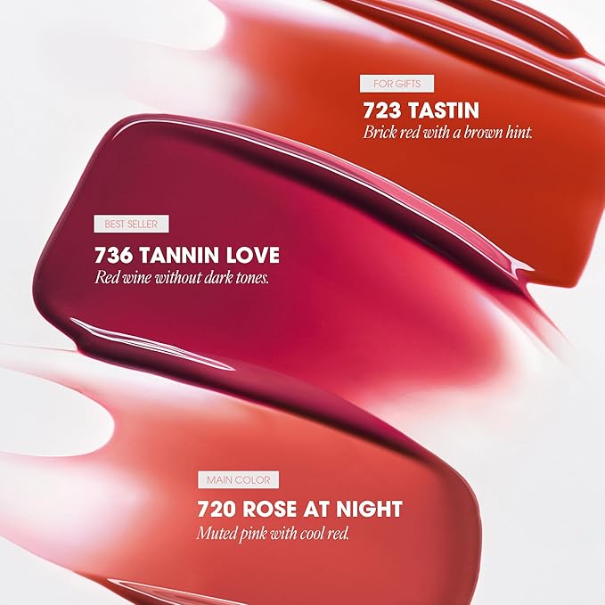 NARCISSISM LIP TINT 723 TASTIN, Soft Shine Tinted Lip Stain, Conditions Lips + Gives a Natural, Dewy Flush (4.5g, 0.01 oz.)