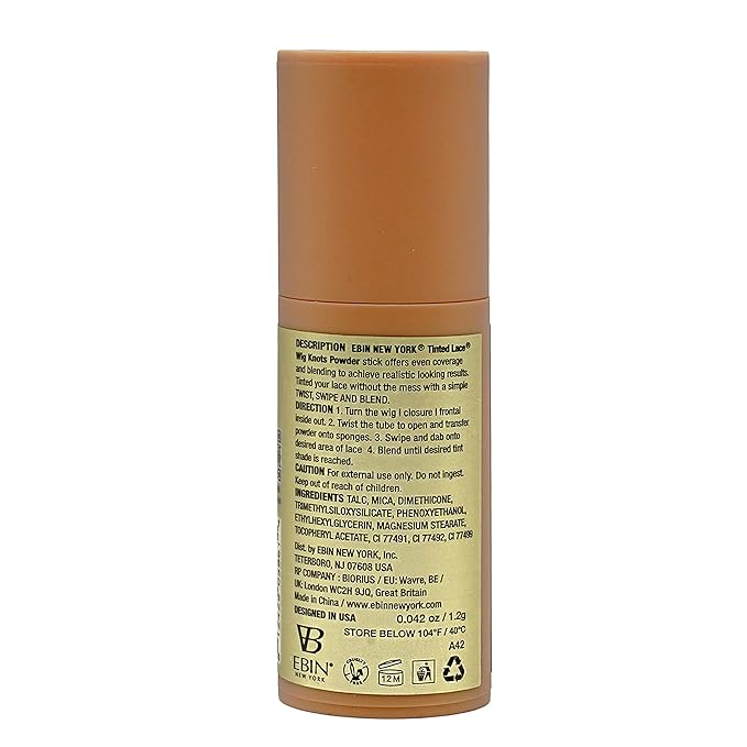 EBIN NEW YORK Tinted Lace Powder - Nautral Beige, 1.2g | Long Lasting Formula Blends Seamlessly with Your Skin Tone