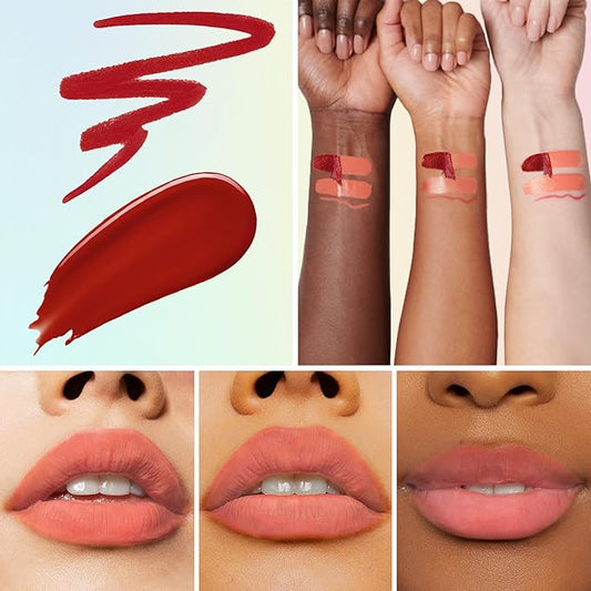 O'CHAIN Peel Off Lip Stain & Lip Liner Masque – Velvet Matte Finish Long Lasting Waterproof and Transfer Proof Lip Tint, with Moisturizing Formula Oil for Soft, Hydrated Lips (04 HONEYMOON)