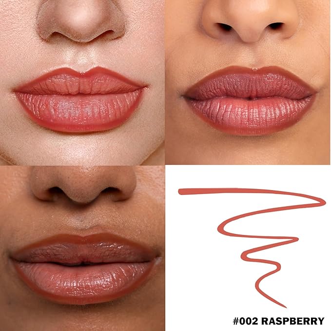 Peel Off Lip Liner Stain, Infused with Nourishing Ingredients & Vitamin E, Quick Set Lip Stain Peel Off Long Lasting For All Skin Types, #003 Cacao Brown