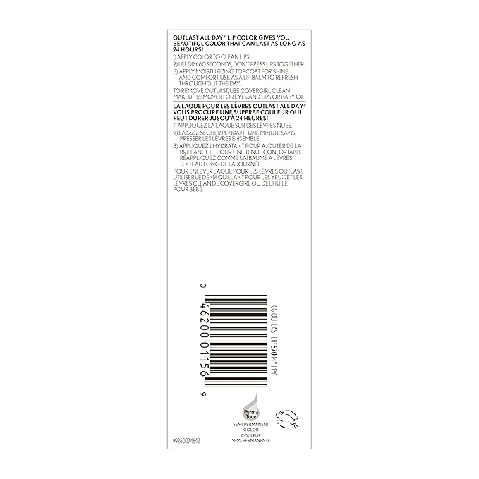 COVERGIRL Outlast All-Day Lip Color With Topcoat, My Papaya