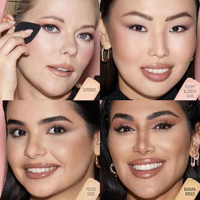 HUDA BEAUTY Easy Bake and Snatch Pressed Talc-Free Brightening and Setting Powder Cupcake