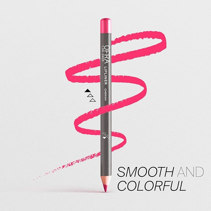 OFRA Lipliner Pencil - Cherish | Lipliner for Defining & Shaping Lips | Smooth, Precise Application | Long-Lasting Wear Lipliners | Creamy, Glide-On Formula for All-Day Perfection | 0.04oz