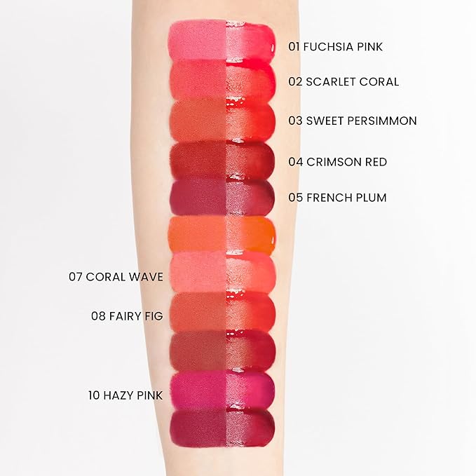MERYTHOD Water Lip Stain Tinted Glossy Quick Setting 3g (08 Fairy Fig)