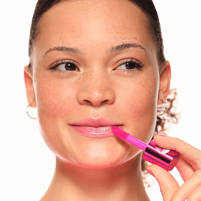 essence | Hydra Kiss Lip Oil |Intense Hydration & Glossy Finish | Infused with Hyaluronic Acid, Vitamin E & Jojoba Oil | Vegan & Cruelty Free (06 | Cranberry Is Back)