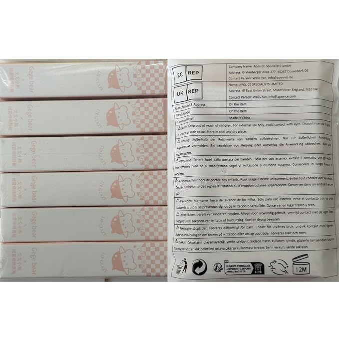 6pcs Pink Bear Matte Lip Gloss, Cute Bear Liquid Lipstick Lip Stain Long Lasting Waterproof Smooth Lip Gloss Lip Glaze Mud Texture Lightweight High Pigment Color Makeup