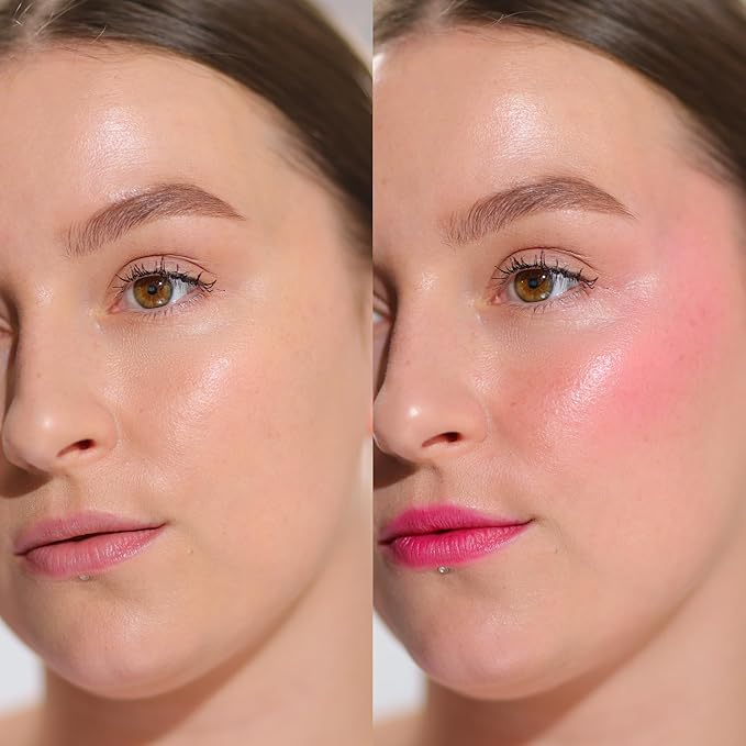 Revolution, Jelly Blush Stick Lip & Cheek Stain, Long-Lasting & Buildable with Hyaluronic Acid & Aloe, Vegan & Cruelty-Free, Cherry Red