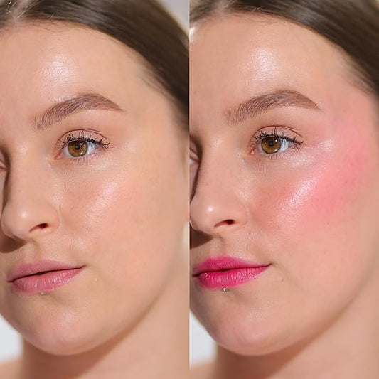 Revolution, Jelly Blush Stick Lip & Cheek Stain, Long-Lasting & Buildable with Hyaluronic Acid & Aloe, Vegan & Cruelty-Free, Cherry Red