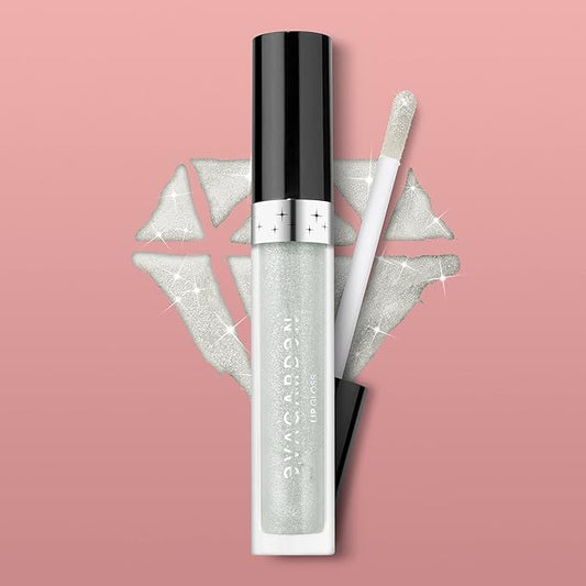 Diamond Lip Gloss - Concentration of Pearls Gives Dazzling Shine - Light and Moisturizing Film with Excellent Hold - Spreads Evenly with No Stickiness - 855 Clubber - 0.09 oz