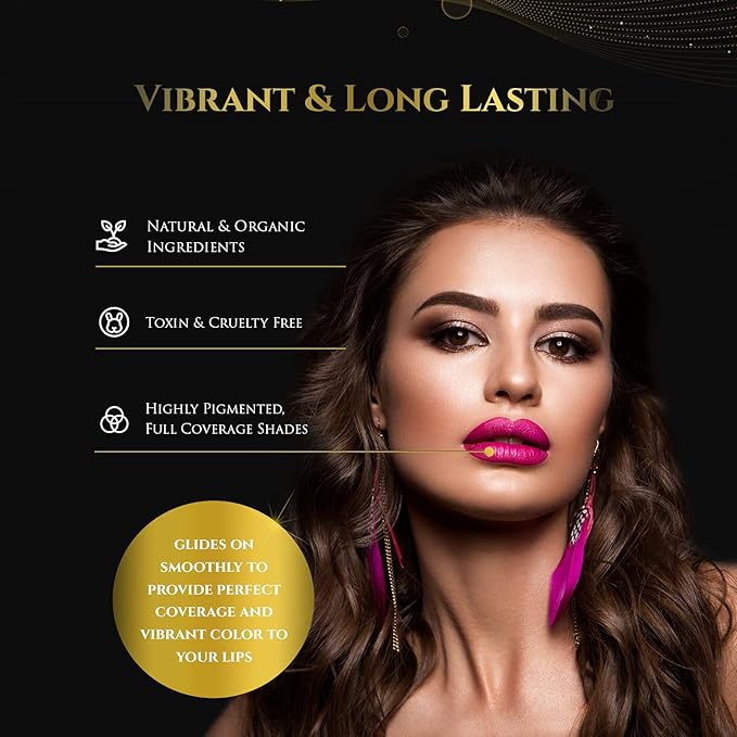 ORGANIC LIPSTICK/LIP LINER - All Natural, Long Lasting, Hydrating (Pink Lilac)