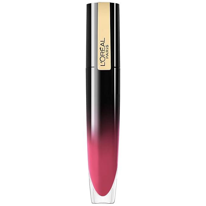 L'Oreal Paris Brilliant Signature Shiny Lip Stain Lipstick, Be Cheerful 0.21 Fl Oz.