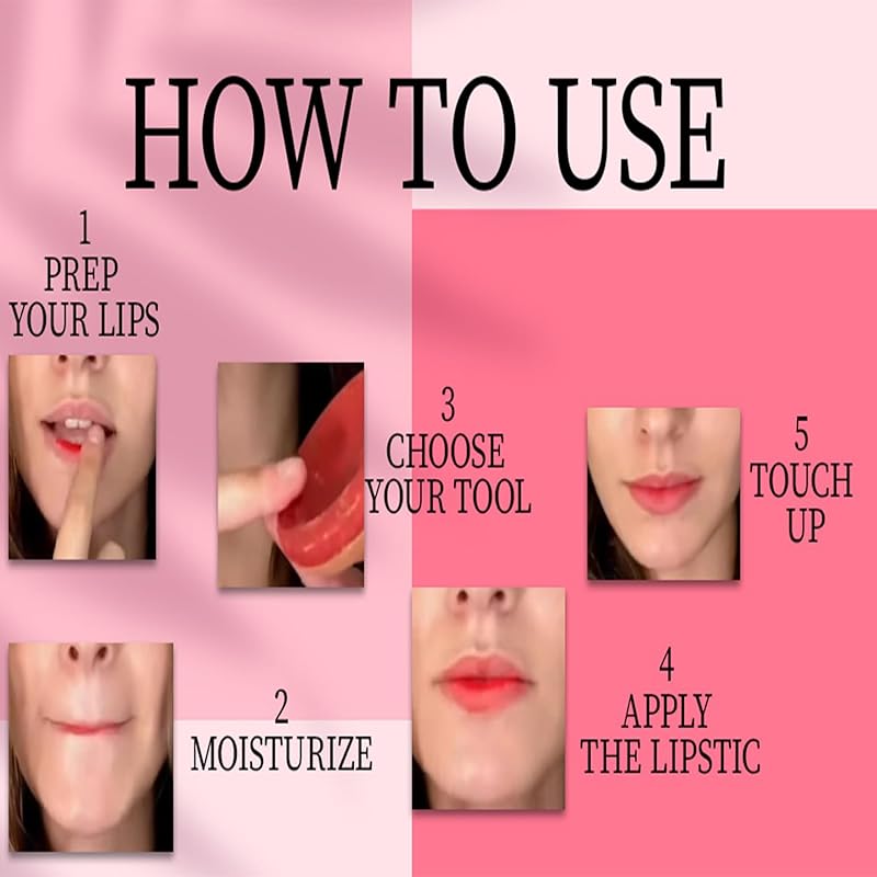 Authentic Moroccan Clay Pot Lip Stain - Traditional Berber Lipstick - Organic, Long-Lasting Lip Color