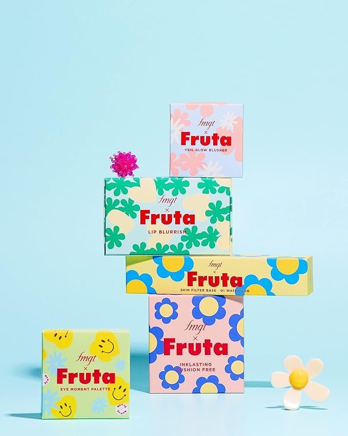 THE FACE SHOP Fruta Veil Glow Blush | Lively Complexion,Natural Look | Adheres Skin Evenly without Fallouts | Pink Garden,4.2g,K-Beauty