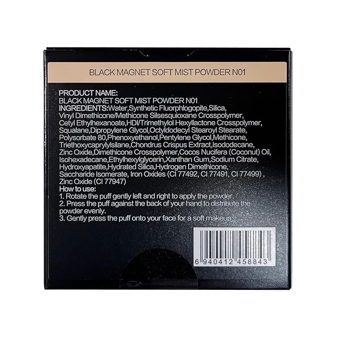 Waterproof Face Pressed Powder Compact, 24H Longlasting Oil Control Pressed Setting Powder Talc-Free Makeup, Shine Free, Poreless, Smooth, 01 Natural Beige for dry&com skin (0.28Oz)