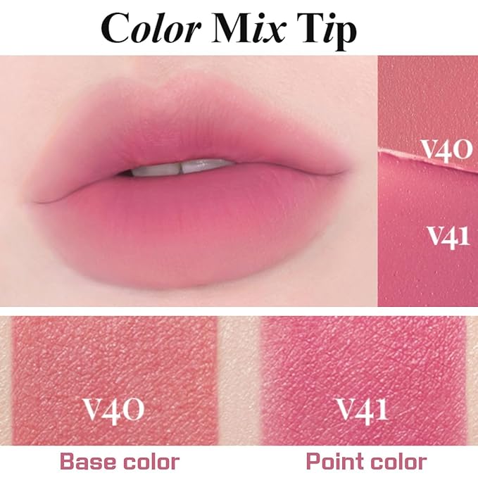 BBIA Last Velvet Tint V40 SUMMER ROSE + V41 SUMMER BERRY Bundle SET