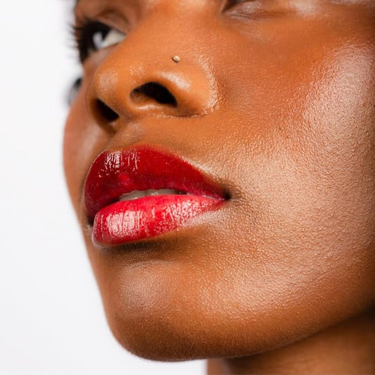 Lip and Cheek Balm - Cream Blush & Tinted Lip Balm - Infused with Hyaluronic Acid + Vitamin C - LightWeight Cream Makeup and Skincare - 99% Natural Ingredients - Vegan – Just Red