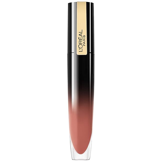 L'Oreal Paris Brilliant Signature Shiny Lip Stain Lipstick, Be Uncontrollable 0.21 Fl Oz.