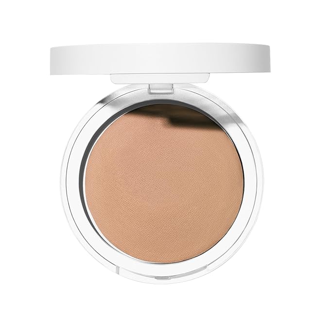 Well People Bio Powder Foundation, Lightweight & Hydrating Foundation For Perfecting & Smoothing Skin, Semi-Matte Finish, Vegan & Cruelty-free, 6N