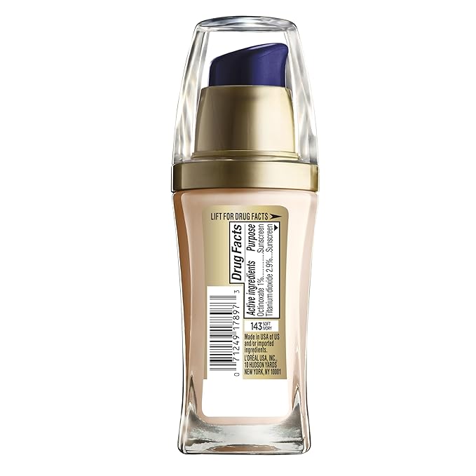 L'Oreal Paris Visible Lift Serum Absolute Foundation, Soft Ivory, 1 Ounce