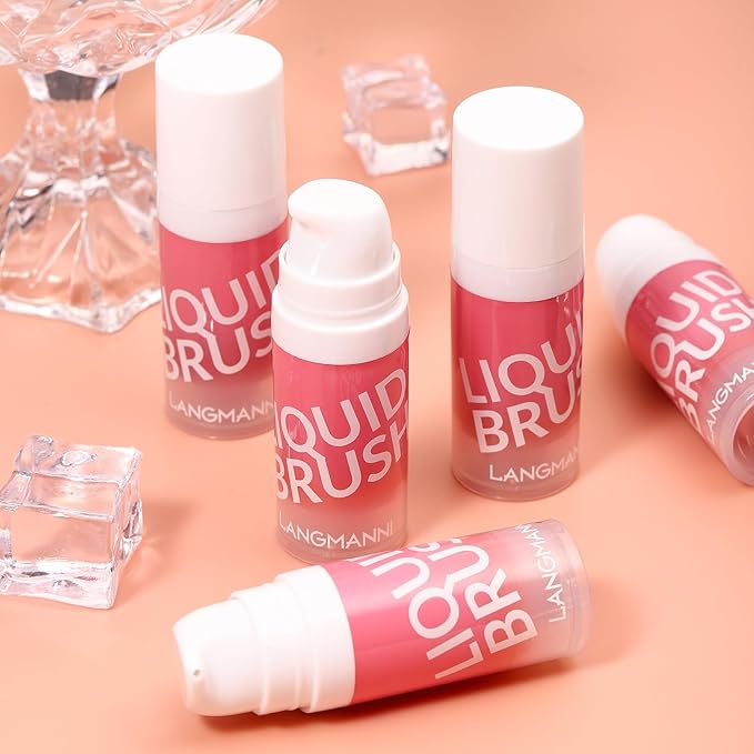 Liquid Blush Makeup Cream Blush For Cheeks Natural Glossy Blush Makeup Velvet Texture(08#)