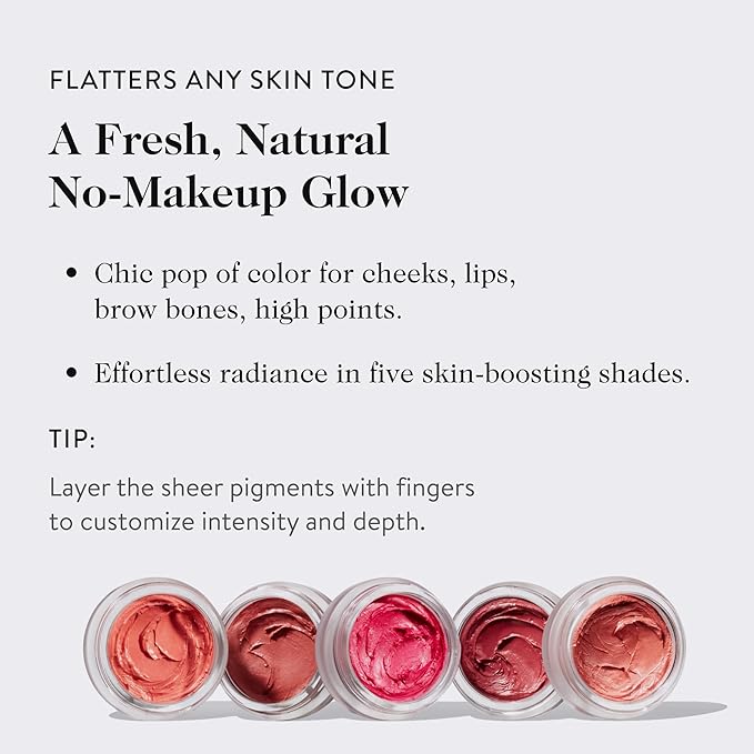 goop Beauty Cream Blush and Massage Oil Bundle | 0.5 oz Warm Terracotta Cream Blush for a Sheer Pop of Color on Lips & Cheeks | 2 fl oz of Mess Free Oil for a Couples Massage or Self Care | Gift Set