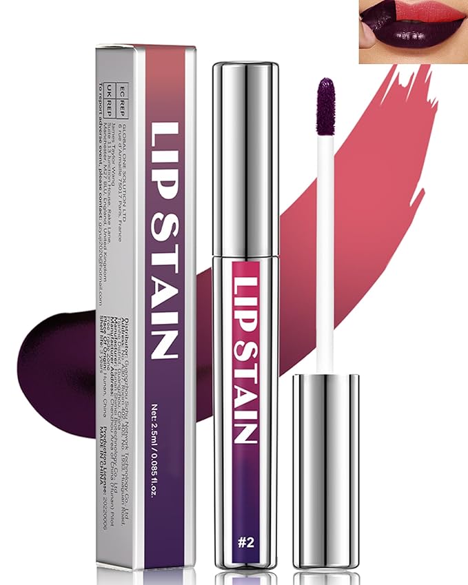 Peel Off Lip Stain Tattoo, Long Lasting Lip Liner Stain Peel Off Matte Nude Lipgloss Rose Lipstick, Waterproof Smudge Proof High Pigmented Color Peel Off Lipstain Tint Women Lip Makeup Gift-02