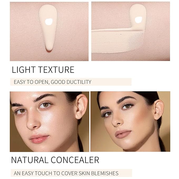 CC Cream Tinted Moisturizer With SPF 50, Color Correcting Foundation, Full Coverage, Blemish Cover, Hydrating & Long-Lasting Matte Finish (Natural)