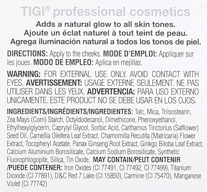 TIGI Cosmetics Glow Blush, Lovely Duo, 0.071 Ounce