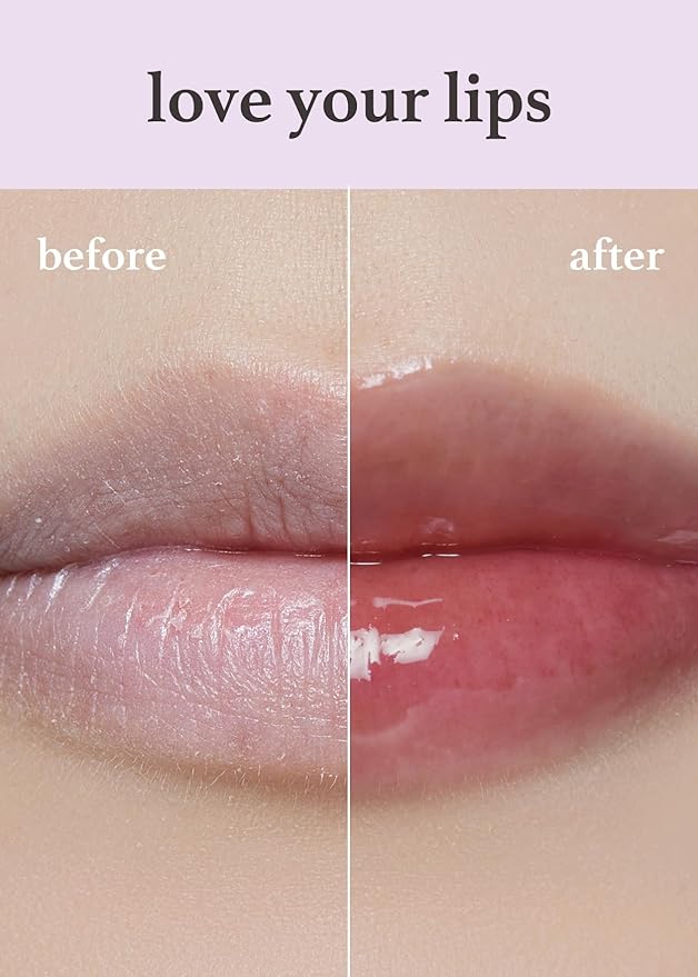 NOONI Korean Vegan Lip Oil - Applefig 0.12 Fl Oz + Korean Facial Clenaser - Snowflake Whipping Cleanser 5.07 Fl Oz Bundle