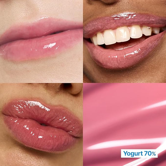 3D Voluming Gloss 70% (Rich) | Yogurt 70% | High Shine, Non-Sticky Lip Gloss for Makeup | Long-Lasting, Moisturizing Gel Formula | 30%, 70% Pigment Options | 5.3g