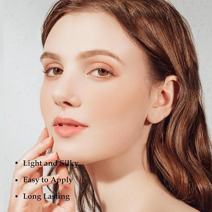 Boobeen Blush Powder Face Makeup, Highly Pigmented Single Color Face Blush for Cheeks, Shape, Contour & Highlight Face to Create a Natural Matte Finish, Blendable