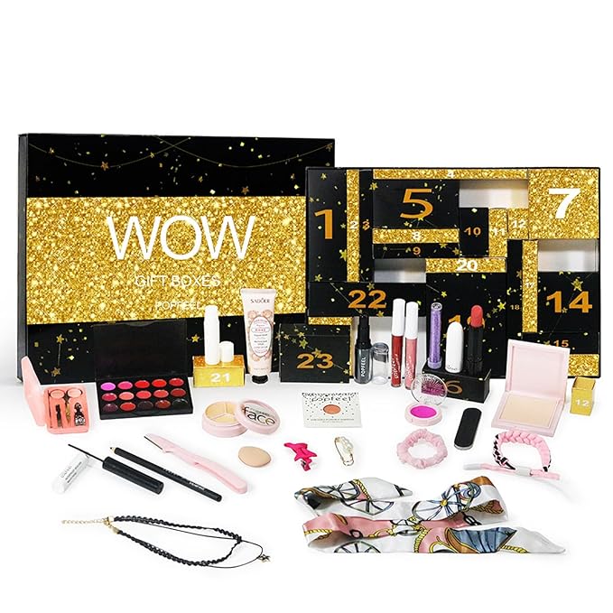 All in One Makeup Kit for Women Full Kit Girls Makeup Gift Sets Xmas Essential Bundle Include Eyeshadow Palette Lipstick Blush Concealer Eyeliner Mascara Foundation Brush Eyebrow Pencil