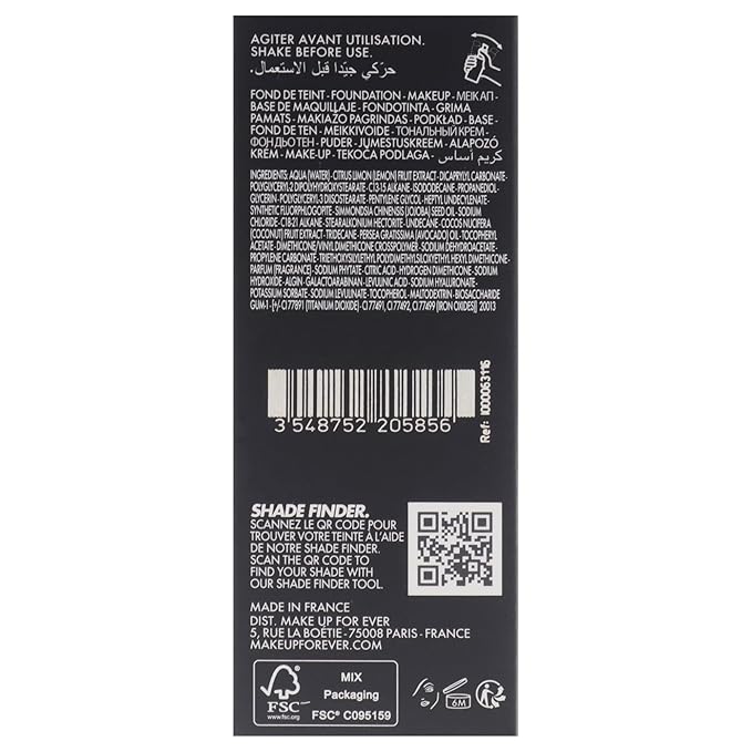 HD Skin Hydra Glow - 1Y16 Warm Beige by Make Up For Ever for Women - 1 oz Foundation