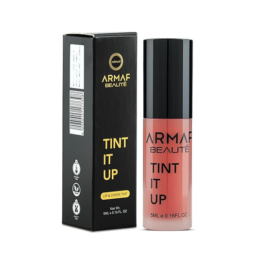 Armaf Beauté Tint It Up: Lip & Cheek Tint | Blush For Cheeks, Long Lasting, Highly Pigmented, Intense Color | Non Sticky | Paprika, 5ml/0.16 fl.oz