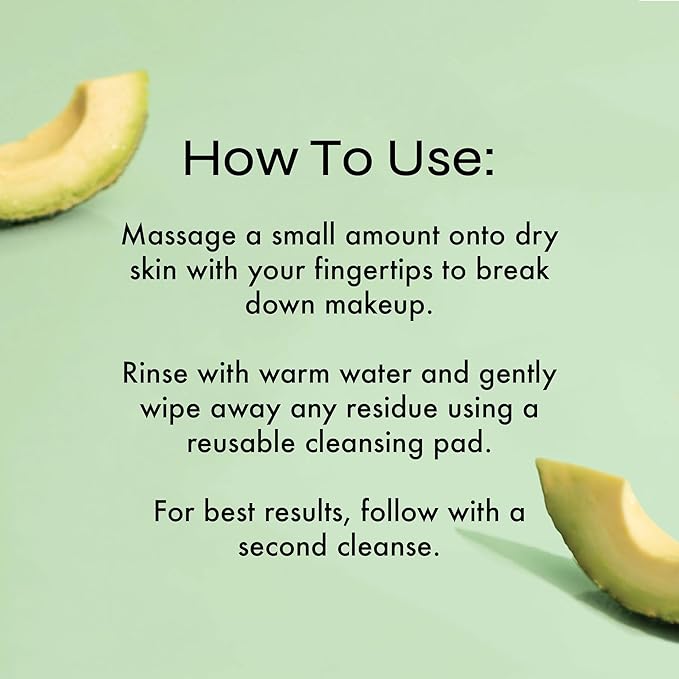 The Beauty Crop Avocado Refillable Cleansing Balm - Nourishing & Hydrating - 100 ml