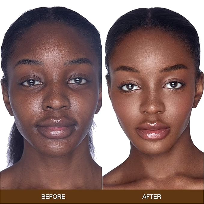 Rachel Couture CC Cream | Color Correcting Cream with Hyaluronic Acid | Full Coverage Foundation & Hydrating Anti-Aging Serum | Vegan & Cruelty Free - 1.18 Fl Oz - Deep