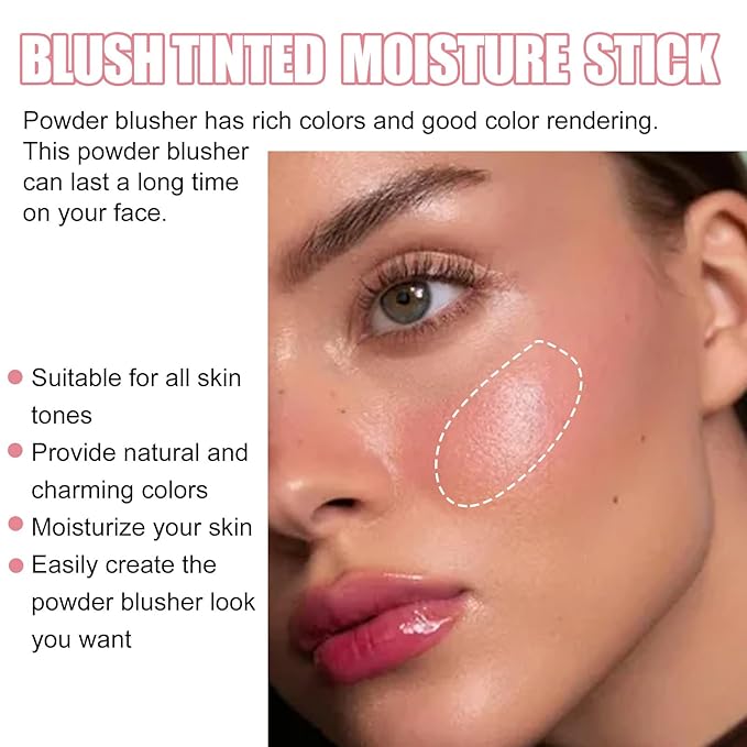 Rare Beauty Liquid Blush Stick Cream Blusher, On-The-Go Blush Brushes for Makeup Cheeks, Suitable for All Skin Types (pink)